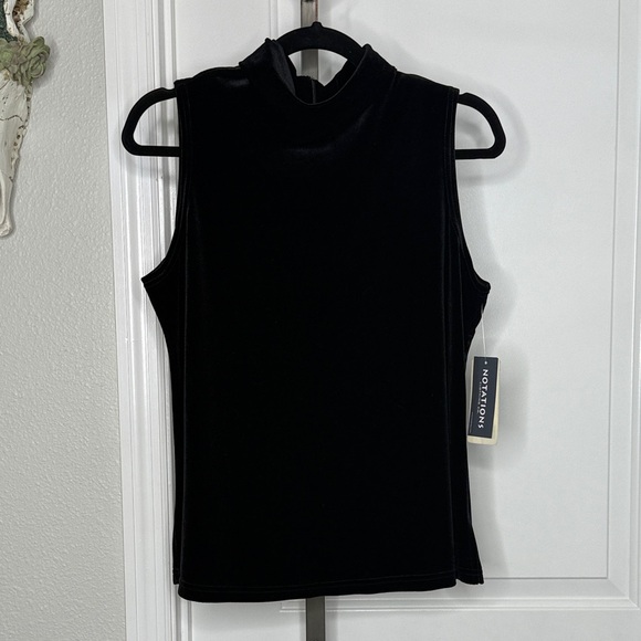 🔴Vintage Notations Clothing Co. Velvet Top NWT - Picture 1 of 3